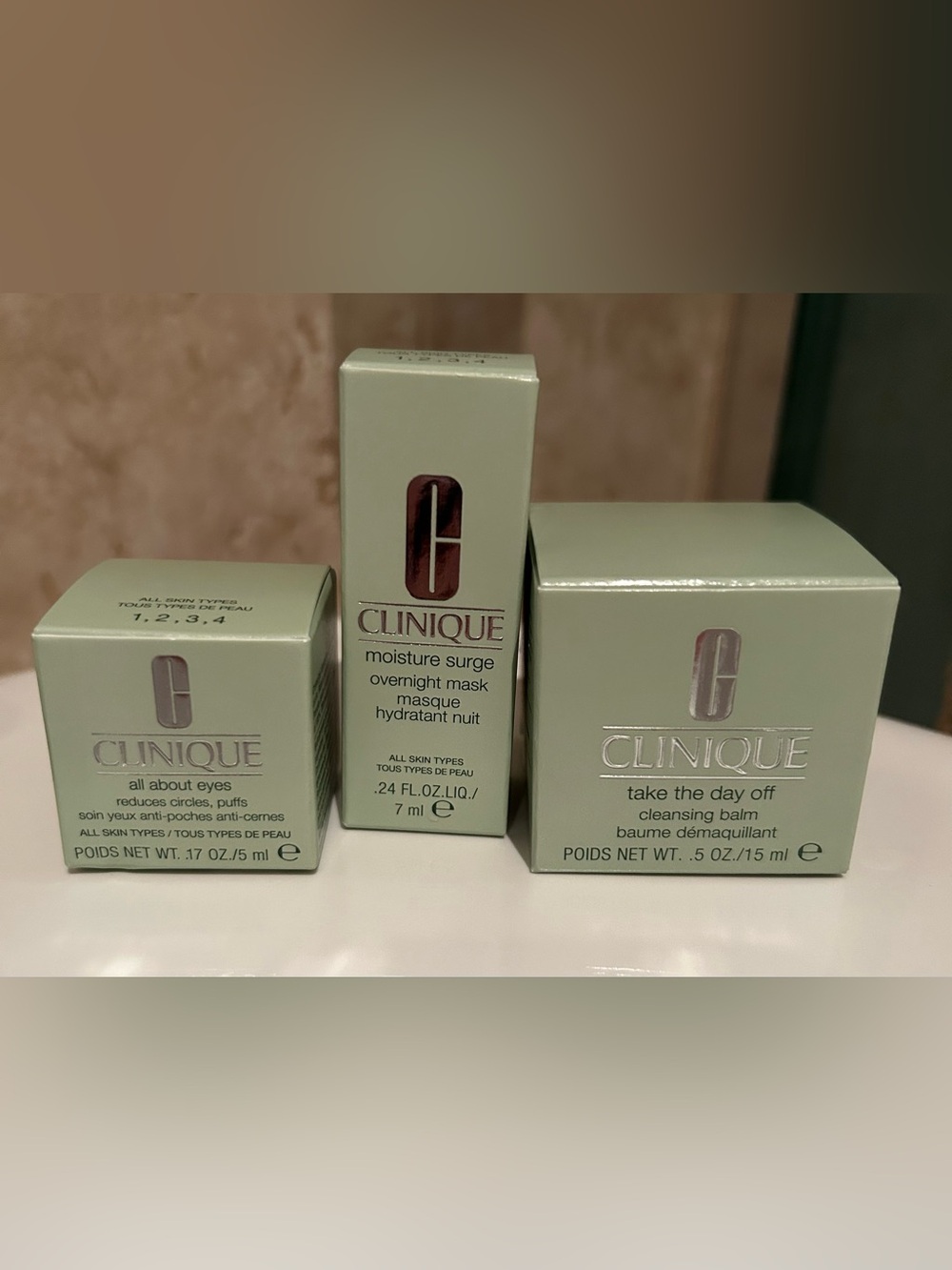 Clinique Skincare Trio  and Make up case